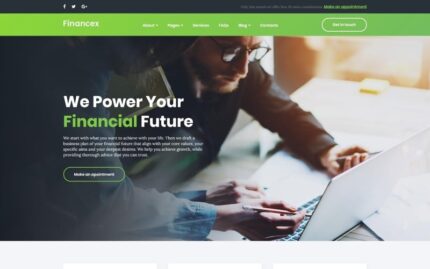 Financex - Financial Advisor WordPress Theme