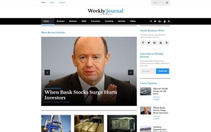 Financial News & Magazine WordPress Theme