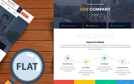 Flat Education & Formal Website Template