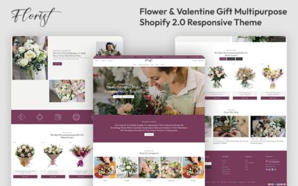 Florist - Flower & Valentine Gift Multipurpose Shopify 2.0 Responsive Theme