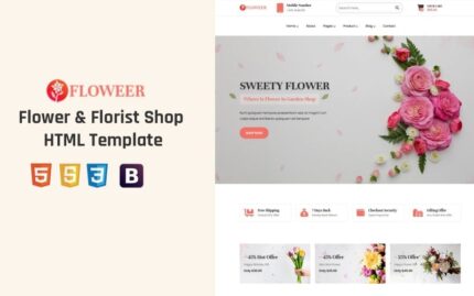 Floweer - Flower & Florist Shop HTML Template