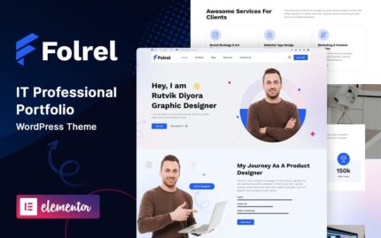 Folrel - Creative and IT Professional Portfolio Wordpress Theme