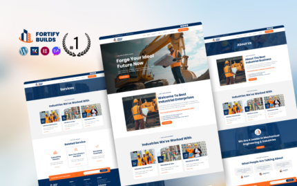 Fortify Builds Construction Elementor Template