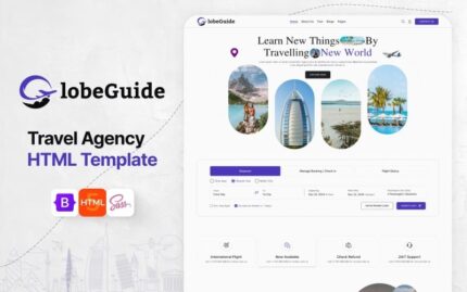 Globe Guide: Online Travel & Tour Agency HTML Website Template