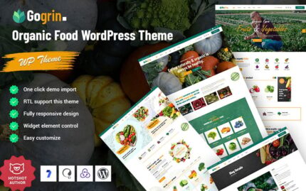 Gogrin - Organic Food Responsive WordPress Theme