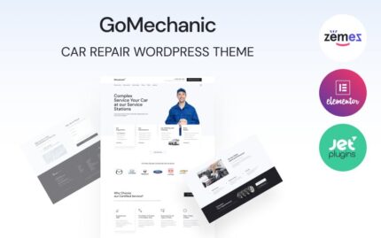 GoMechanic - Car Services and Workshop WordPress theme