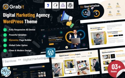 Grabit - Digital Marketing WordPress Theme