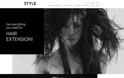 Hair and Beauty Salon OpenCart Template