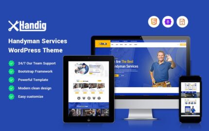 Handig - Handyman Services Website Template