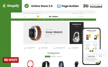 Hexastore Electronics Shopify Theme