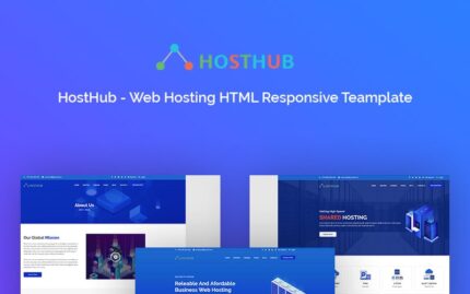 Hosthub Domain & Hosting HTML5 Responsive Template