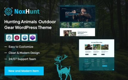 Hunting Animals  Outdoor Gear WordPress Theme