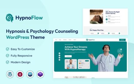 Hypnoflow – Hypnosis & Psychology  Counseling WordPress Theme