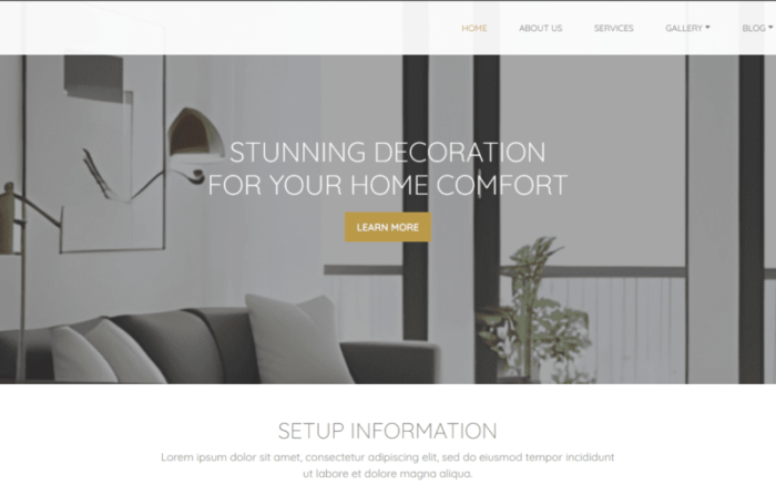 INTERIO - Interior Designer HTML Template