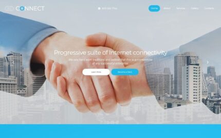 ISP Responsive Website Template