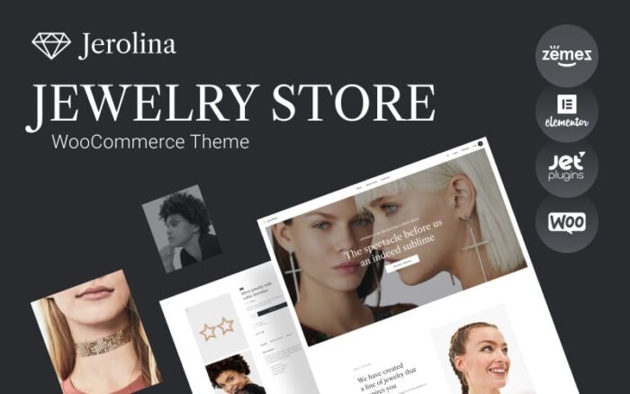 Jerolina - Glossy Jewelry & Watches Online Store WooCommerce Theme