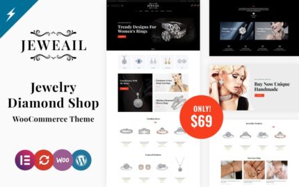 Jeweail  - Diamond Jewelry & Watch Shop WooCommerce Theme