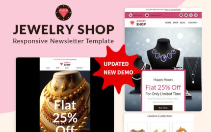 Jewelry Shop - Responsive Newsletter Template