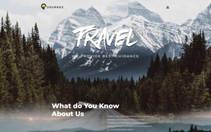 Journez - Travel WordPress Elementor Theme