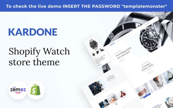 Kardone Shopify Watch Store Theme