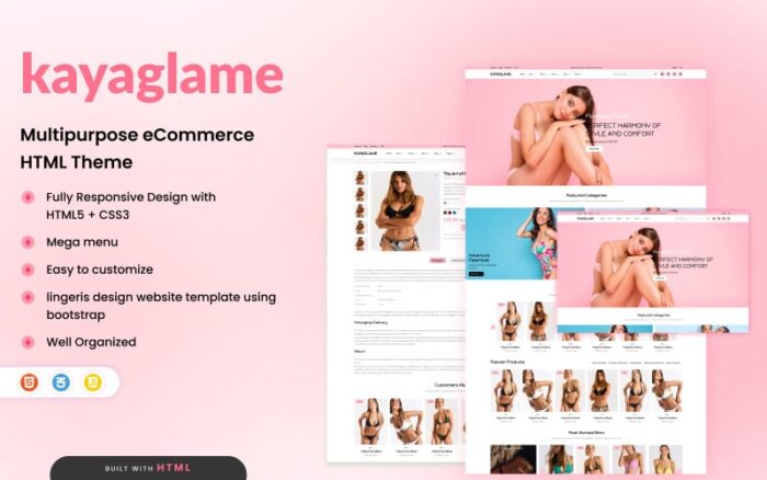 Kayaglame - Multipurpose eCommerce HTML Template