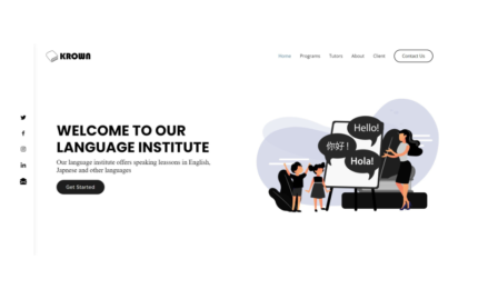 Krown MultiPurpose- Landing Page Template