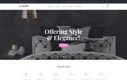 Lacellia - Linen Store Magento Theme