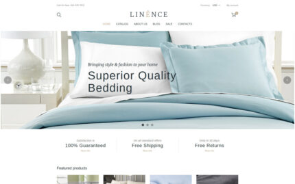 Linen & Lace Responsive Shopify Theme