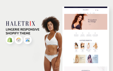 Lingerie Responsive eCommerce Shopify Theme