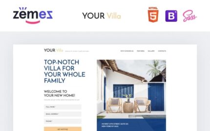 Lintense Real Estate - Single Property Landing Page Template