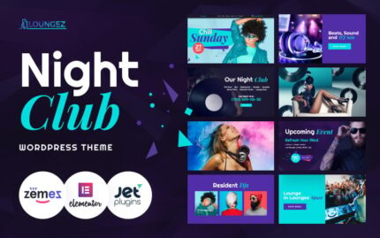 Loungez - Night Club WordPress Elementor Theme