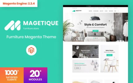 Magetique - Furniture Magento Theme