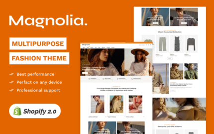 Magnolia - Fashion & Accessory High level Shopify 2.0 Multi-purpose Responsive Theme