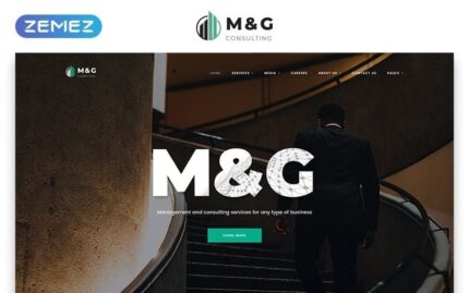 M&G - Consulting Multipage HTML5 Website Template