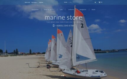 Marine Store OpenCart Template