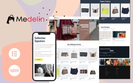 Medelin - Fashion HandBags Store WooCommerce Theme