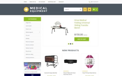 Medical Equipment OpenCart Template