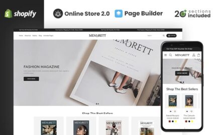 Memorett: The Shopify Theme for Magazines