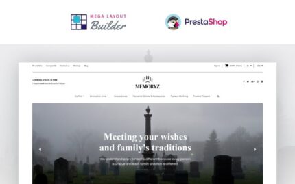 MemoryZ  - Funeral Service Online PrestaShop Theme