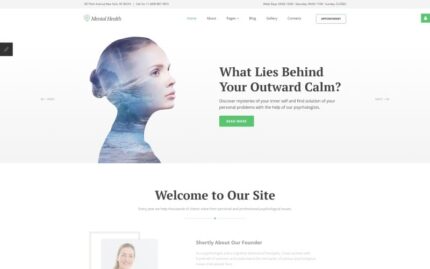 Mental Health - Psychotherapy Center Responsive Joomla Template