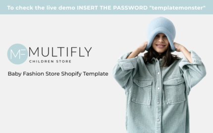 Multifly Baby Fashion Store Shopify Theme