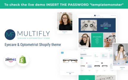 Multifly Eyecare & Optometrist Shopify theme