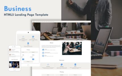 Multipurpose Responsive Business Landing Page Template