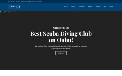 NavyBlue - Scuba Diving Club Responsive WordPress Theme