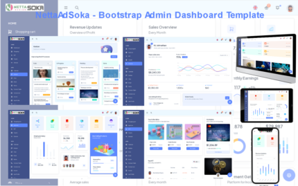 NettaAdSoka - Bootstrap Theme Admin Template - HTML5