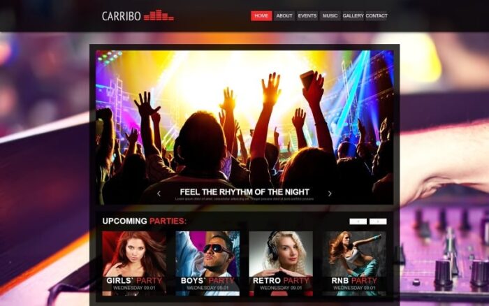 Night Club Joomla Template