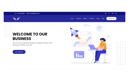 Norman Multi Purpose Landing Page Template