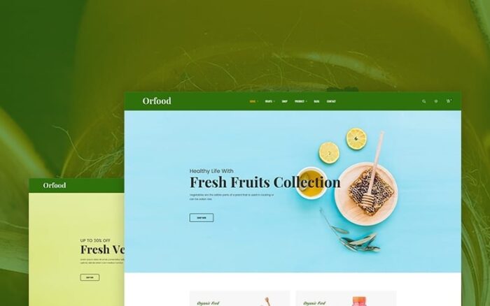 Orfood - Organic Food Shopify Theme