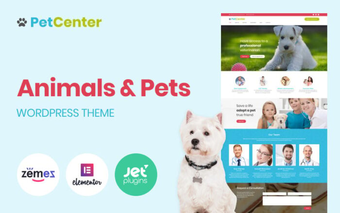 PetCenter - Animals & Pets Responsive WordPress Theme