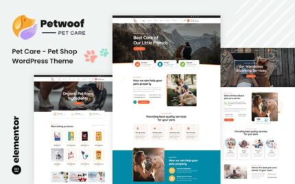 Petwoof -  Pet Care & Pet Shop WordPress Theme